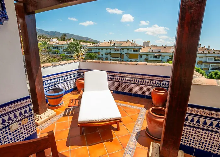 Penthouse Con Vistas Al Mar , Hacienda Nagueeles * 마르베야